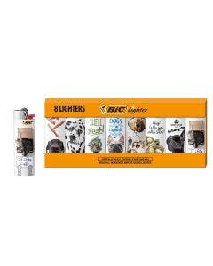 BIC Special Edition Animal Lover Series Lighters, Set of 8 Lighters