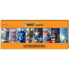 BIC Special Edition Americana Series Lighters, 8-Count