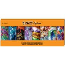 BIC Special Edition Blown Glass Series Lighters, Assorted 8-Pack