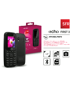 Pack SFR Echo First 3 noir