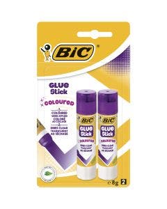 BIC Glue Stick Bâtons de Colle Colorée - 8 g