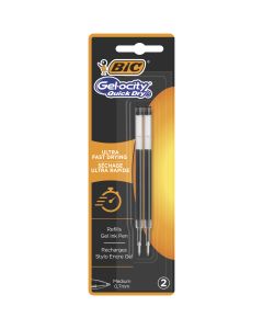 BIC Gel-ocity Quick Dry Recharges Stylo Gel Pointe Moyenne (0