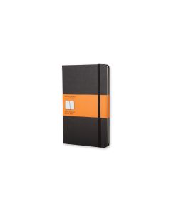 Carnet classique - noir - couverture rigide - à rayures - 13x21 cm - Moleskine