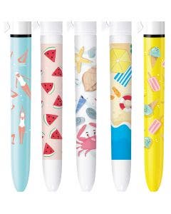 BIC 4 Colours Limited Edition Summer Time - Box of 5 Pens