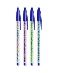 BIC Cristal Collection Ballpoint Pens Medium Point (1.0 mm) - Blue, Pack of 4