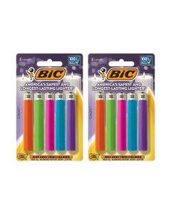 BIC Classic Lighter, Fashion Assorted Colors, 10-Pack (Packaging May Vary)