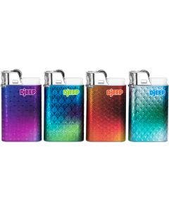 DJEEP Pocket Lighters, LIMITED EDITION Collection, 4 Count Pack of Disposable Lighters