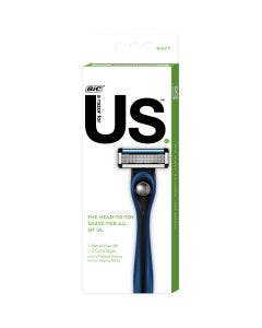 Us. 5-Blade Shaving Razor Starter Kit for Men and Women