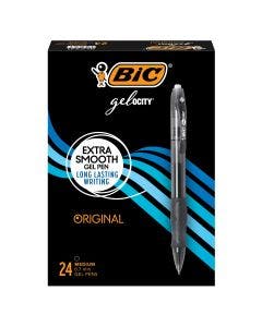 1 Pencil Case BIC Pink & Purple Set 2 Ball Pens/1 Erasable Gel Pen/1 Graphite 