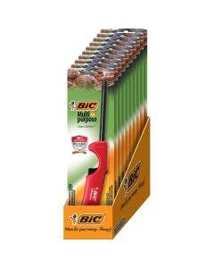 BIC Multi-purpose Classic Edition Lighter, Assorted, 10-Count