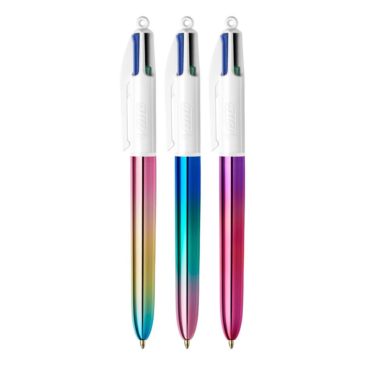 Stylo à bille Cristal vert x 4 BIC : le lot de 4 stylos à Prix Carrefour