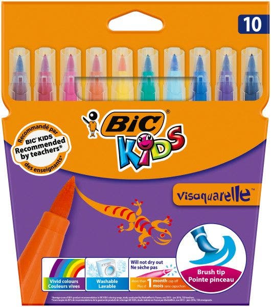 36 Feutres BIC Kids Couleur pointes moyennes ulta lavables : Chez  Rentreediscount Fournitures scolaires