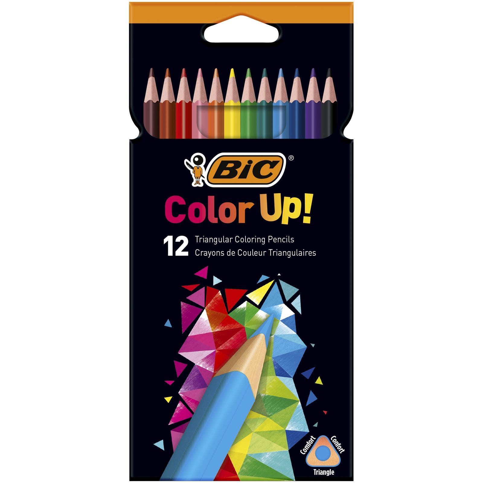 Crayon de couleur Étui carton x 12 crayons aquarellables Coloris assortis STABILOaquacolor 
