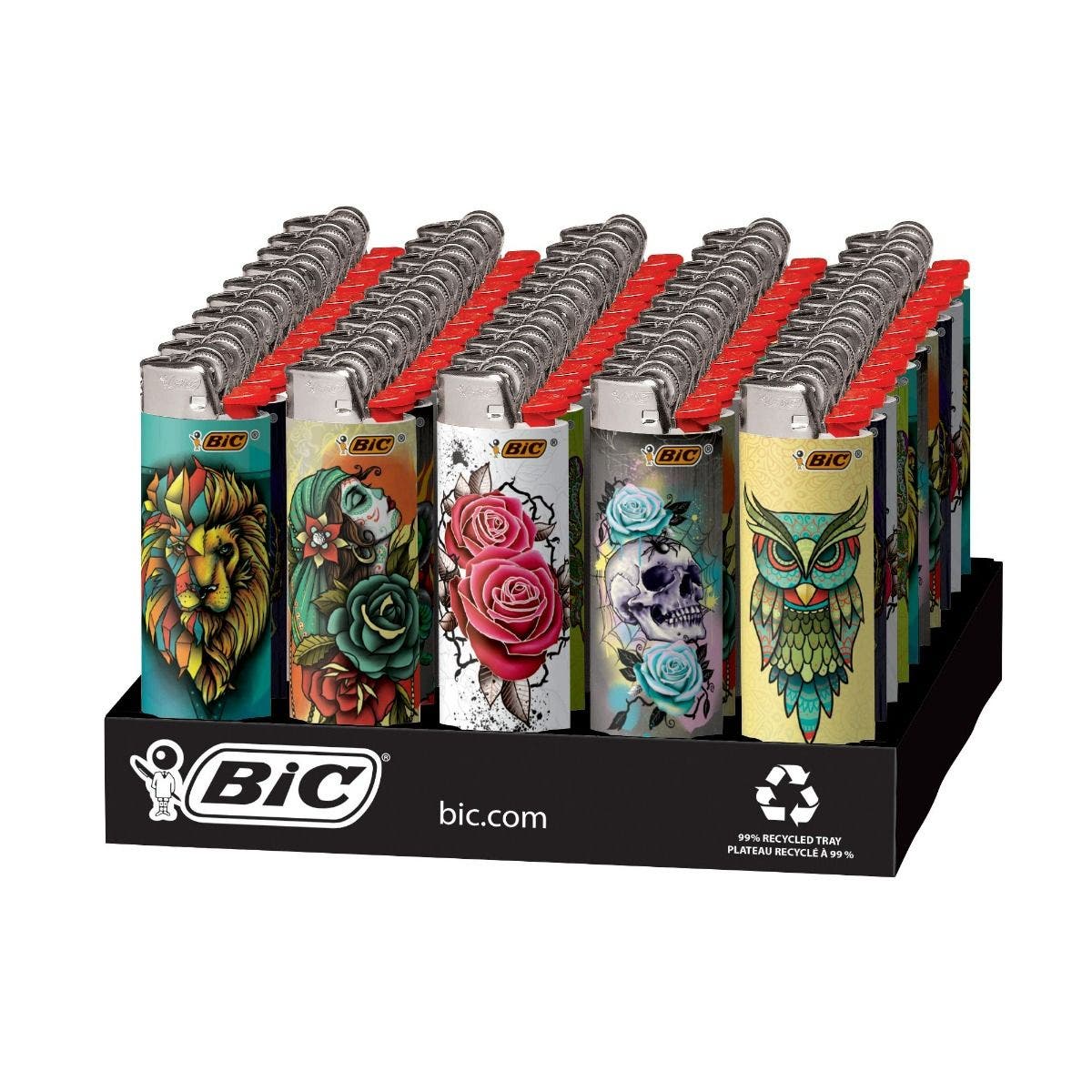 BIC Special Edition Tattoos Series 50-Count Tray
