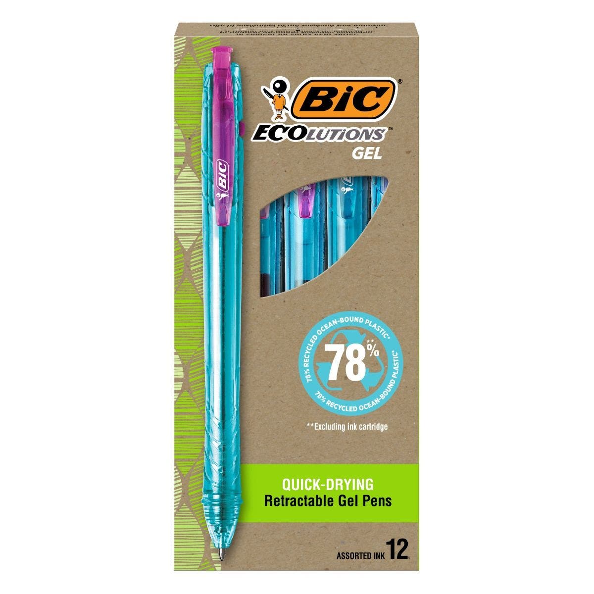 BIC gel ink pens