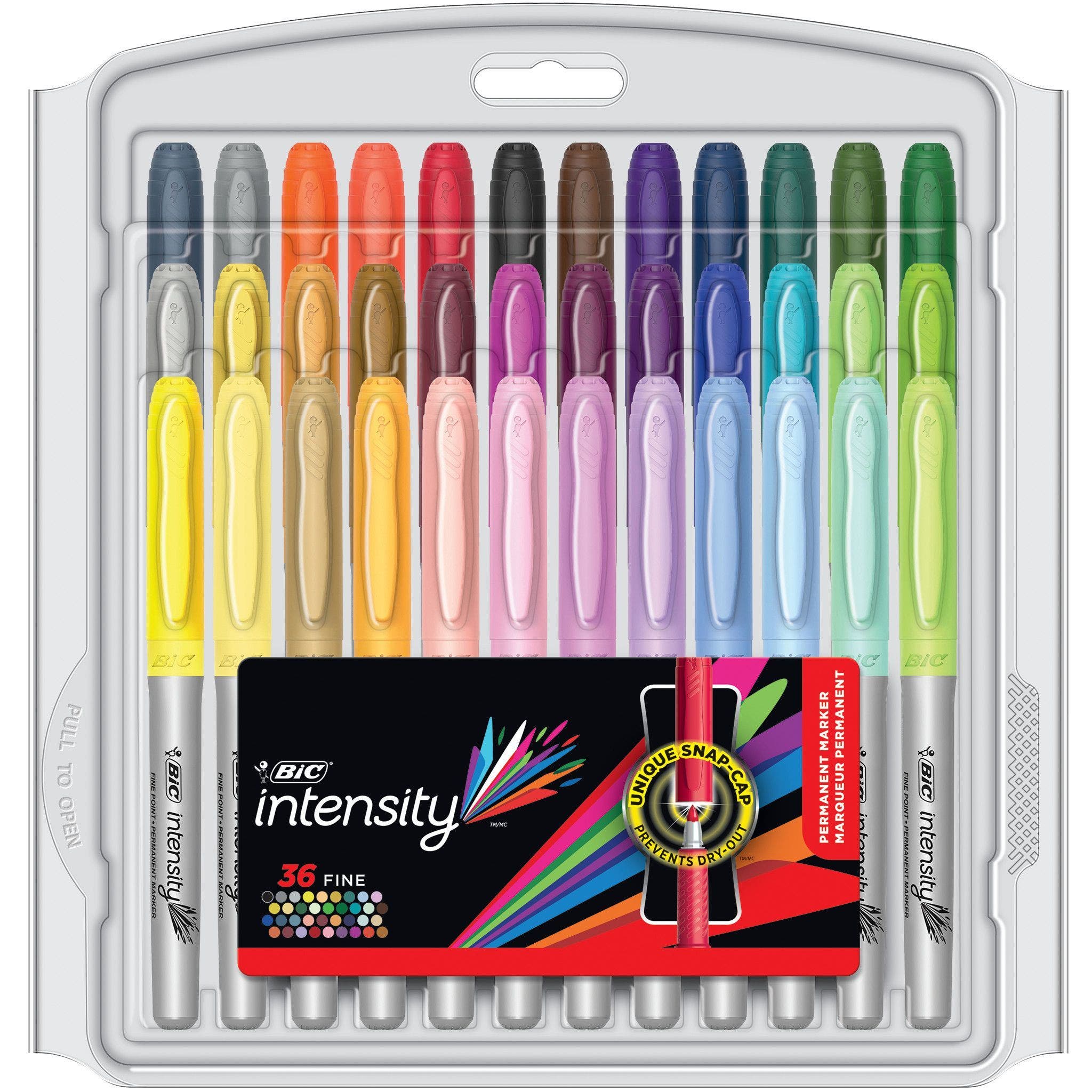 Permanent Marker Pen Black Bullet Tip Box of 10 Markers Pens Office FREE POST 