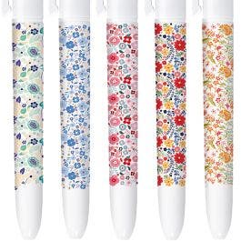 4 Couleurs Editions limitée - Petites Fleurs- Coffret de 5 stylos
