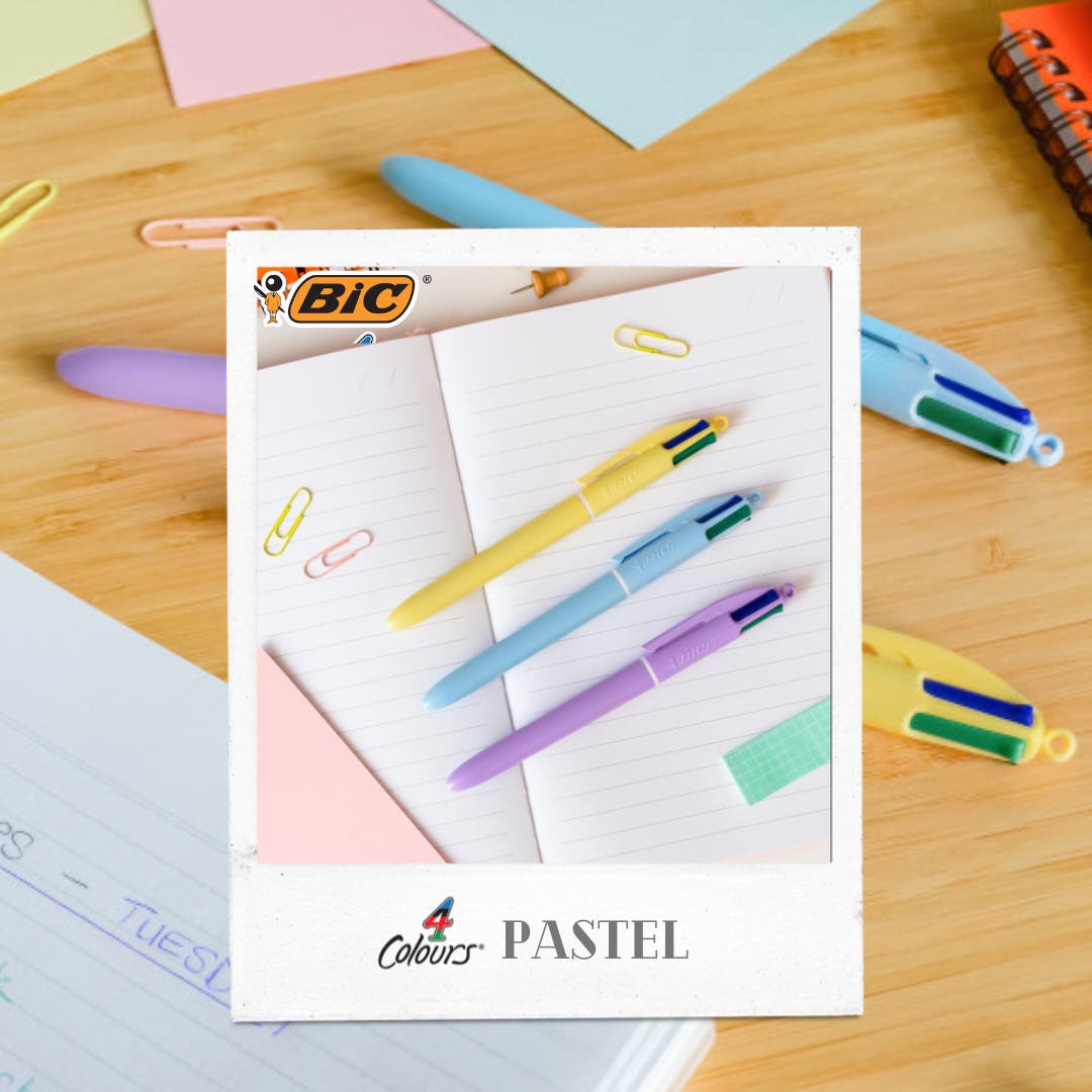 pastel,boligrafos,4c