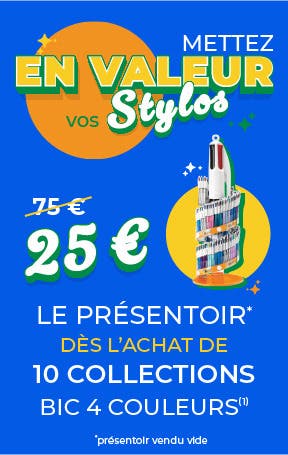 Offre spéciale Présentoir 4 Couleurs