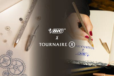 Collaboration Cristal BIC x Tournaire