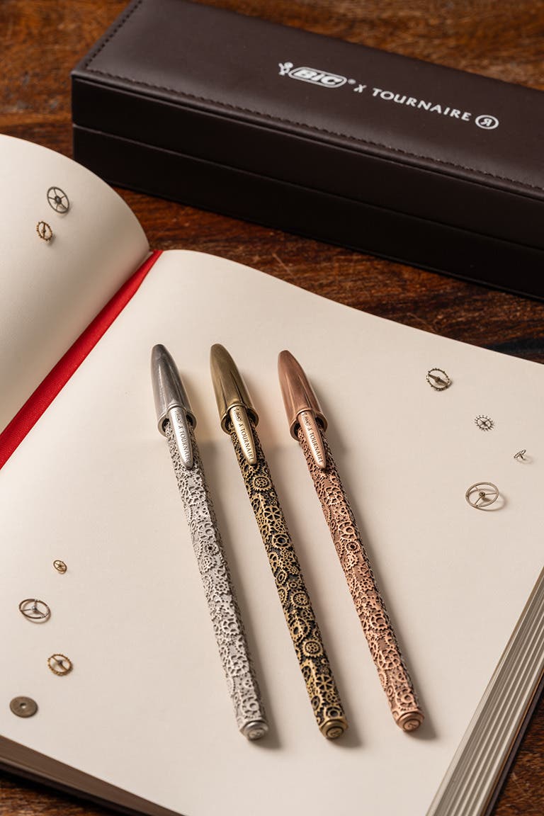 Collection BIC Cristal Tournaire Trilogie Engrenage