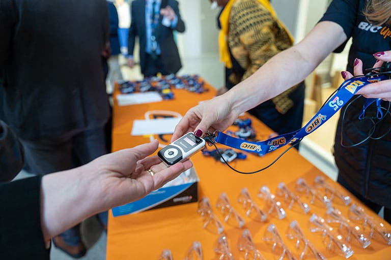 Visite guidée de l'usine BIC de Marne La Vallée