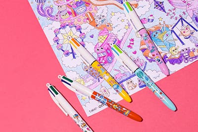 Collaboration BIC x OMY - Collection BIC 4 Couleurs