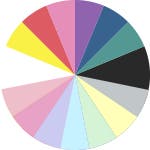 Palettes de couleurs classique et pastel