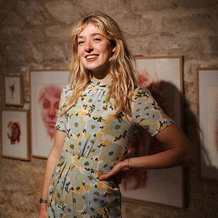 Pauline Dutel, l'artiste expose