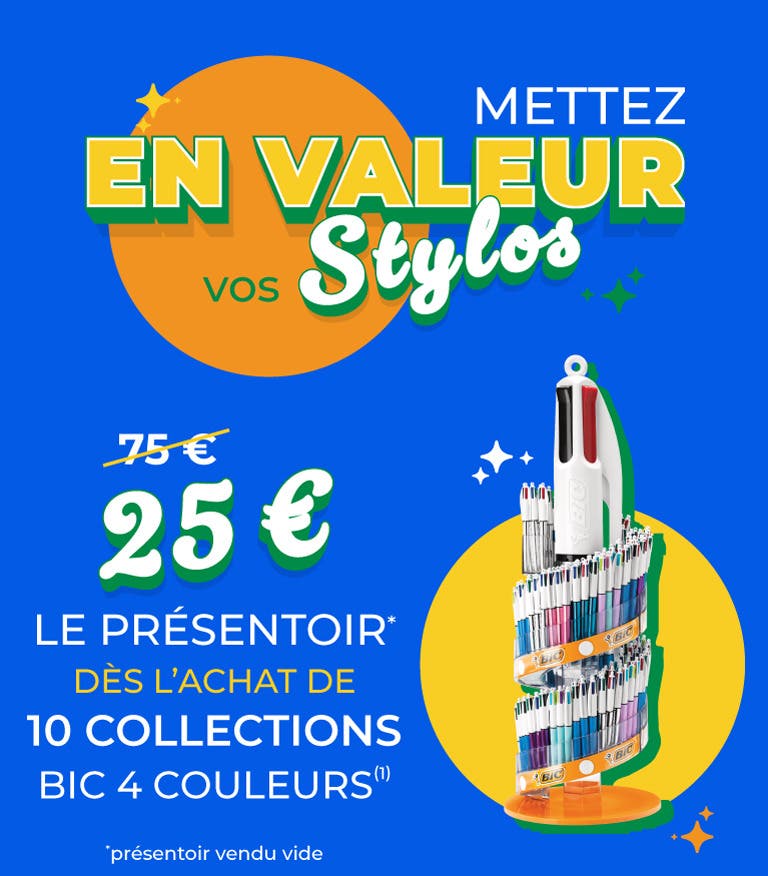 Offre spéciale Présentoir 4 Couleurs