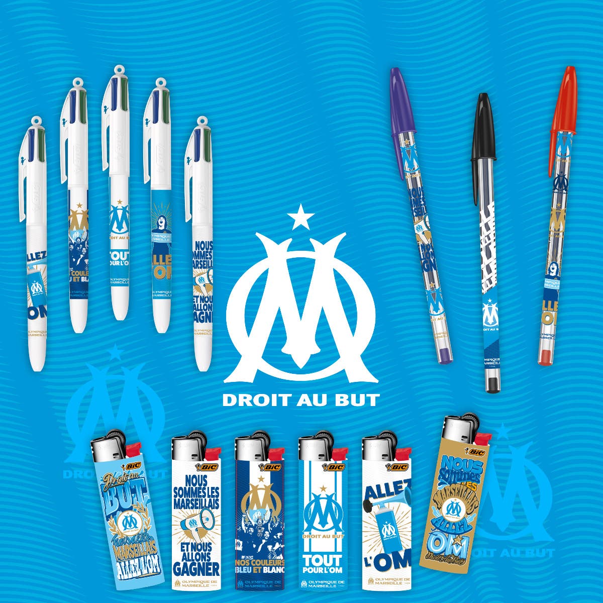 Collections produits sous licence Olympique de Marseille