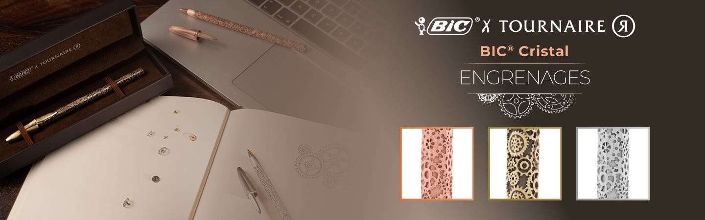 Collection BIC Cristal Tournaire - Engrenages