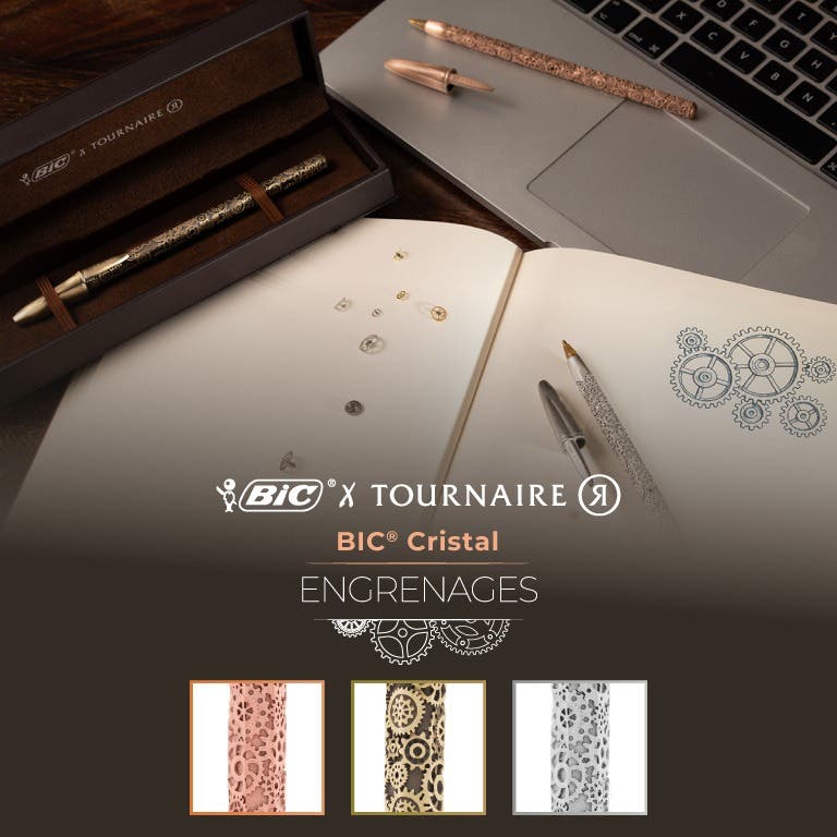 Collection BIC Cristal Tournaire - Engrenages