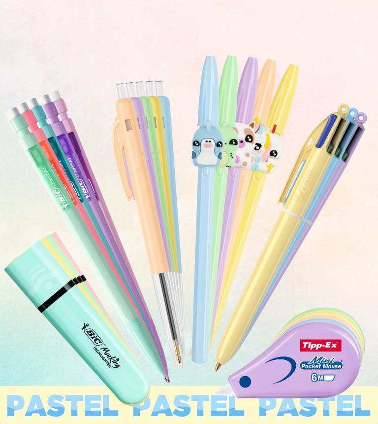 Collection BIC - Pastel