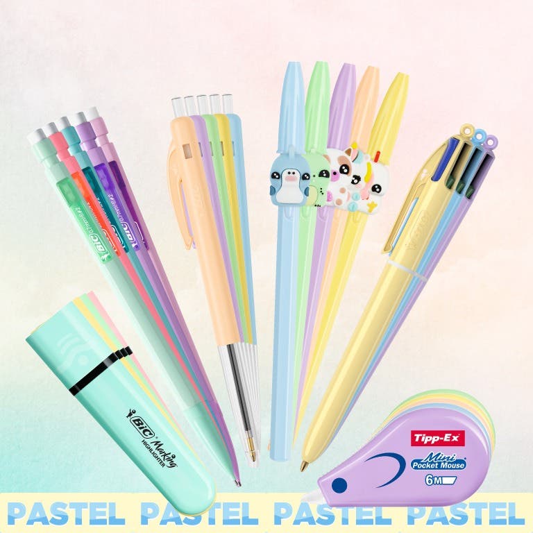 Collection BIC - Pastel
