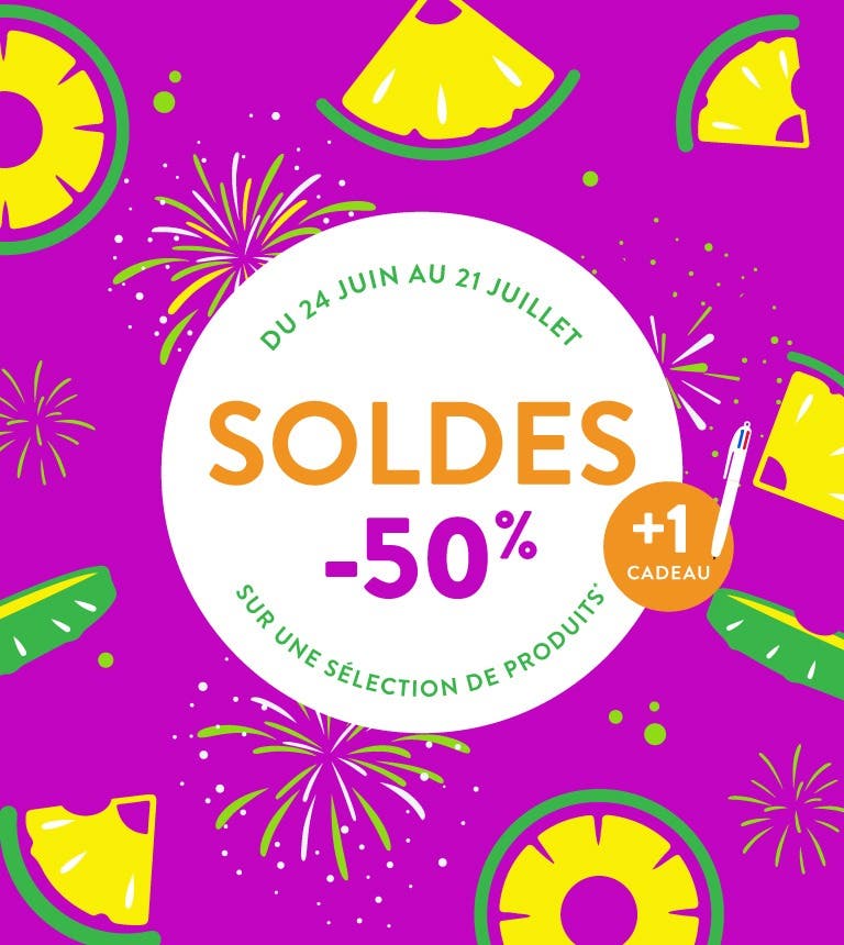 Soldes BIC.com -50% sur une s&eacute;lection de produits avec un cadeau