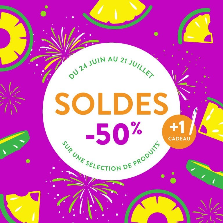 Soldes BIC.com -50% sur une s&eacute;lection de produits avec un cadeau
