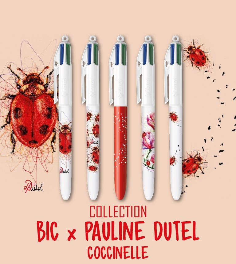 Collection BIC 4 Couleurs Pauline Dutel