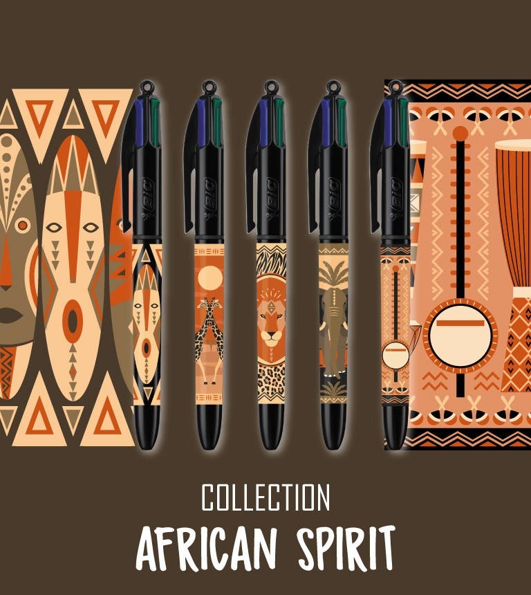 Collection BIC 4 Couleurs - African Spirit