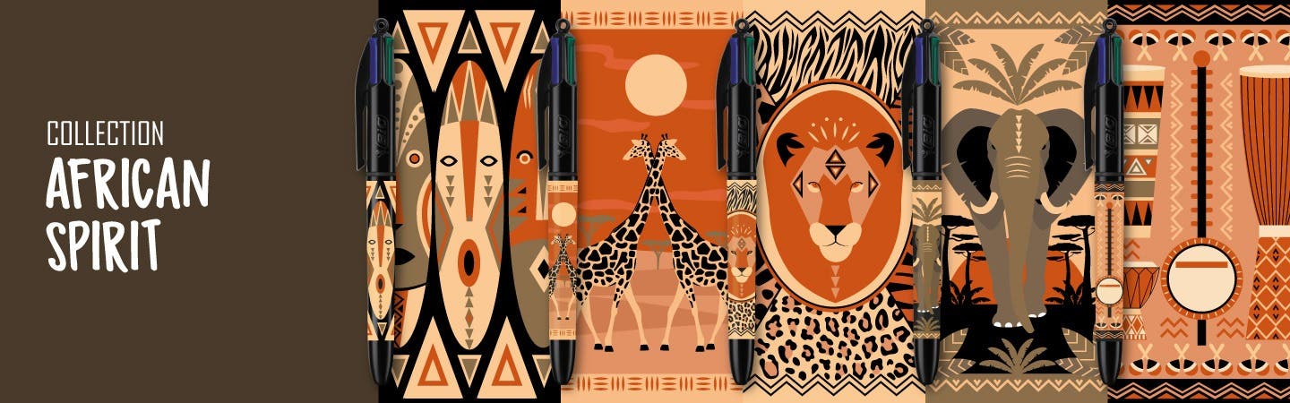 Collection BIC 4 Couleurs - African Spirit
