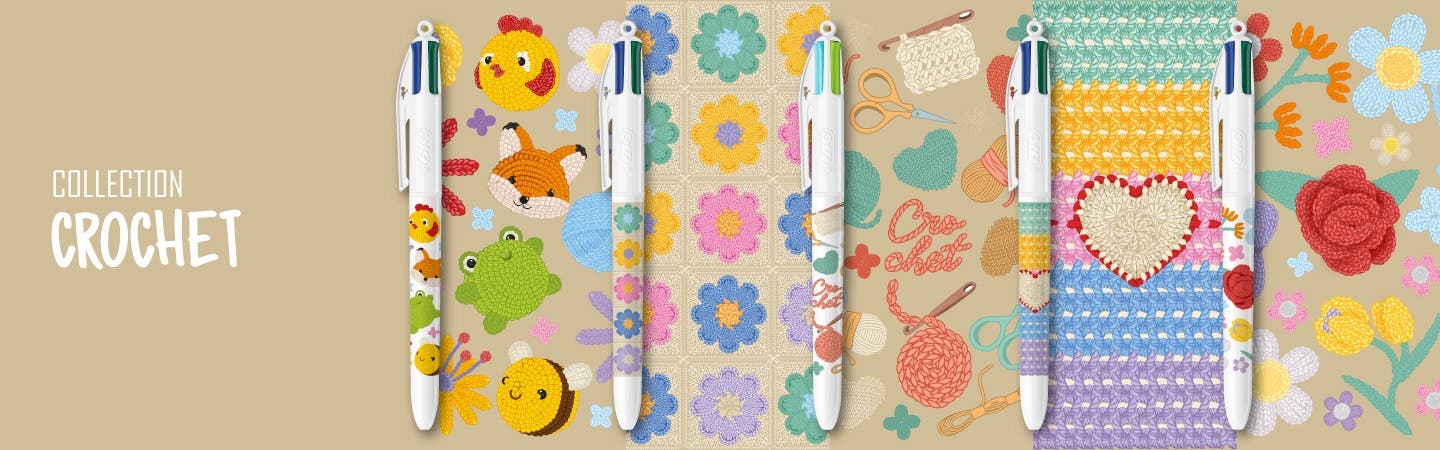 Collection BIC 4 Couleurs Crochet