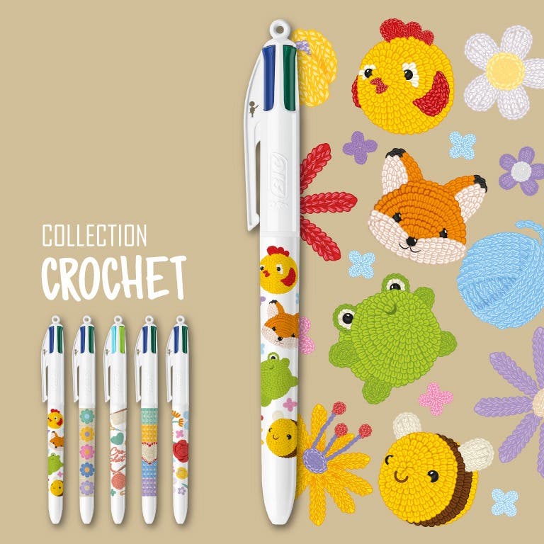 Collection BIC 4 Couleurs Crochet