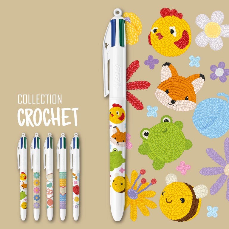 Collection BIC 4 Couleurs - Crochet