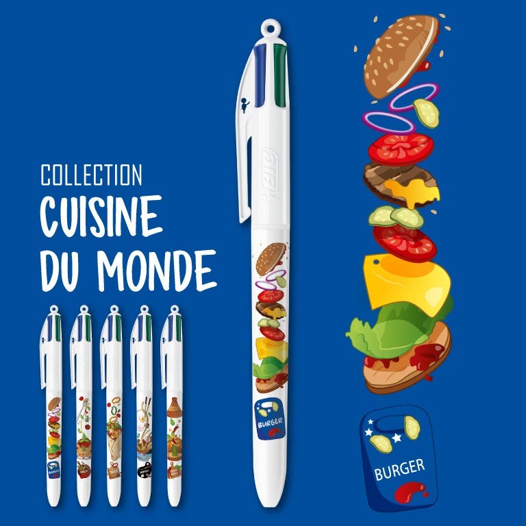 Collection BIC 4 Couleurs - Cuisine du Monde