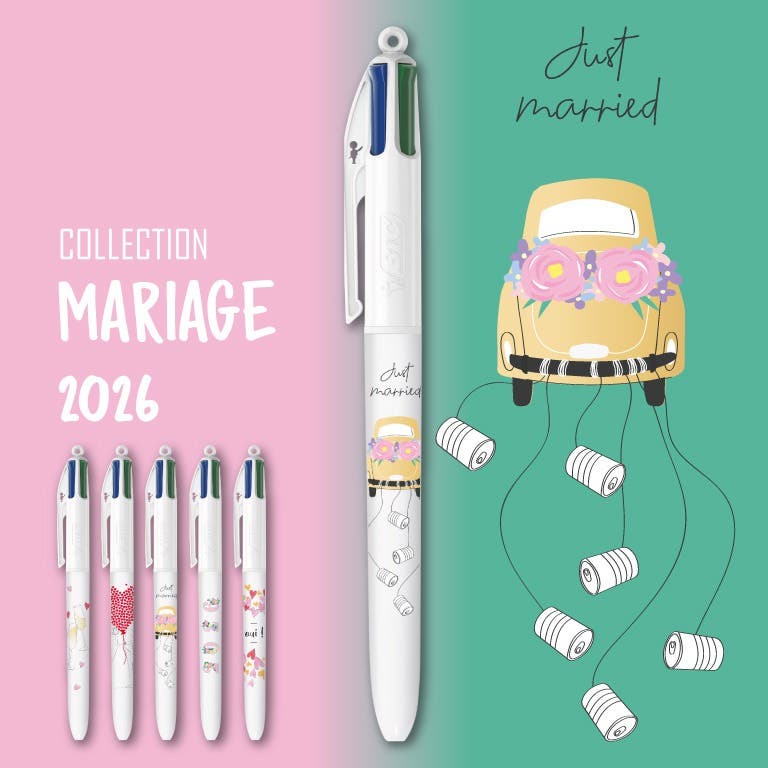 Collection BIC 4 Couleurs - Mariage 2026