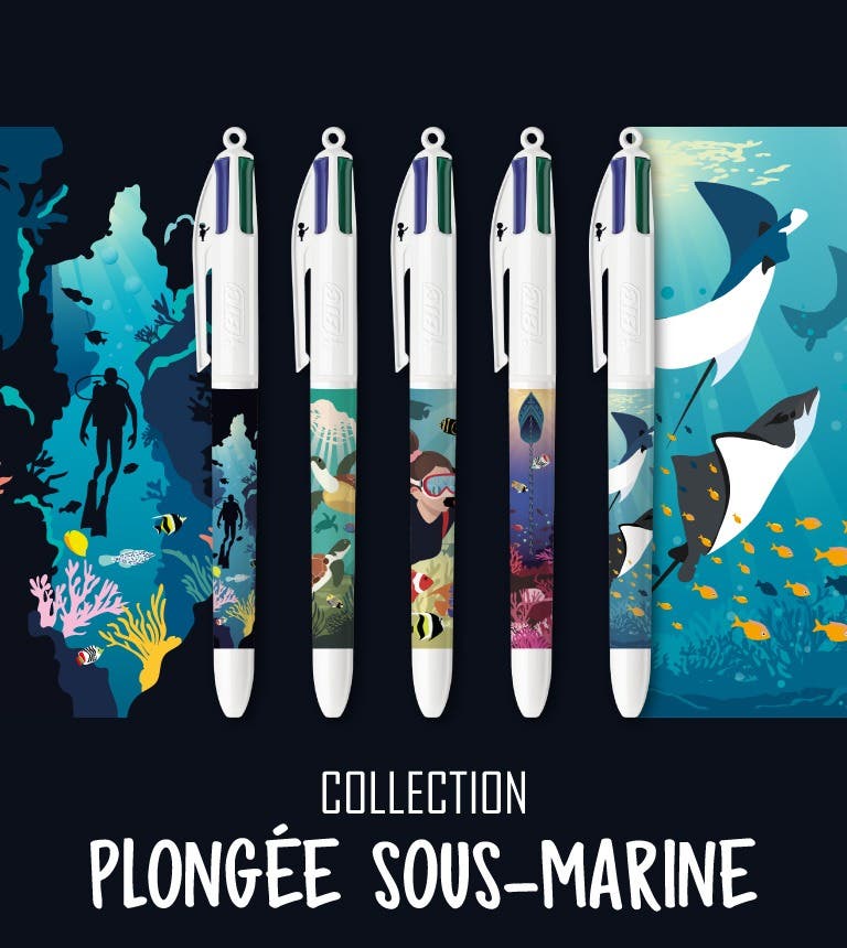 Collection BIC 4 Couleurs - Plong&eacute;e sous-marine