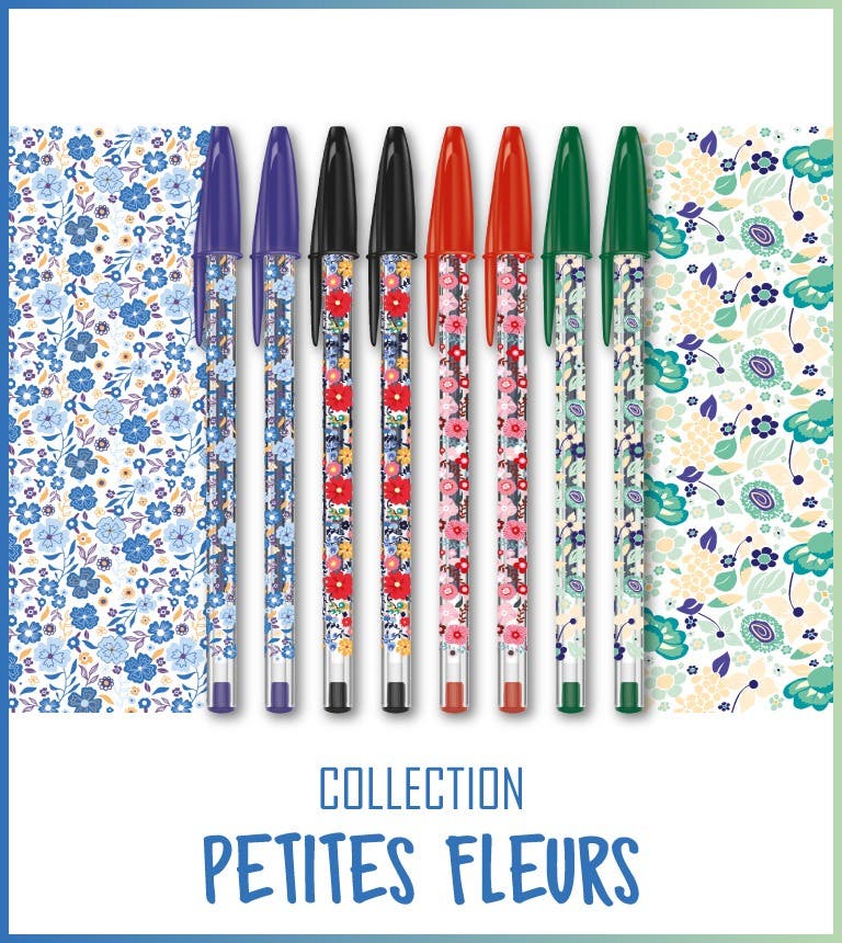 Collection BIC 4 Cristal Petites Fleurs