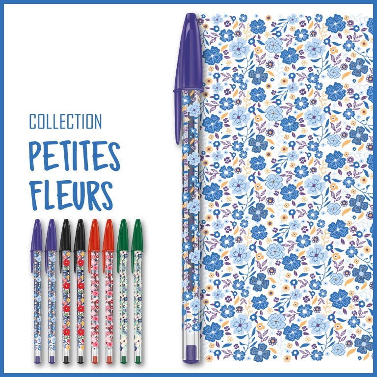 Collection BIC Cristal Petites Fleurs