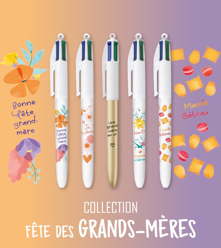 Collection BIC 4 Couleurs - F&ecirc;te des Grand-m&egrave;re