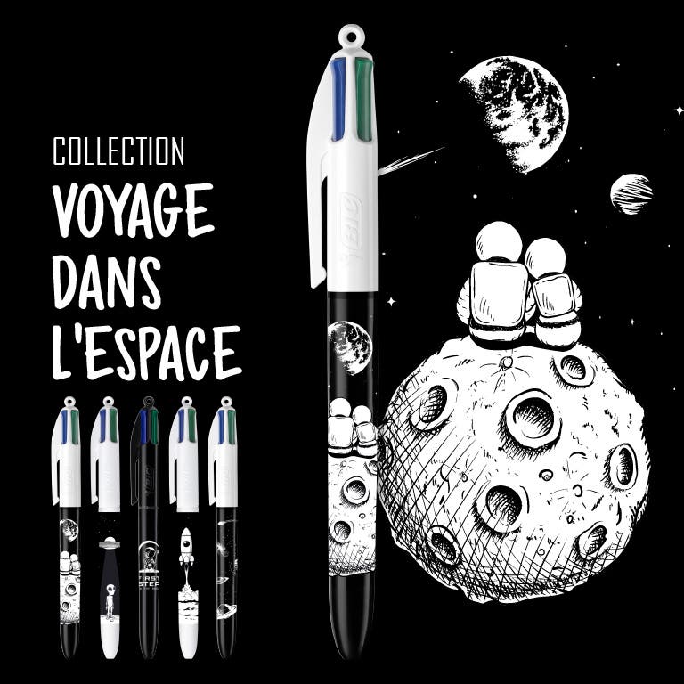 Collection BIC 4 Couleurs Voyage dans l'espace
